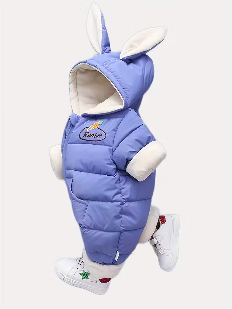 Körpə Oğlan Üçün Soyuq Hava Geyimi – Rahat Diaper Dəyişimi, Oyunçu Dizayn, Davamlı Snap Düymələr, Açıq Hava Üçün İdeal