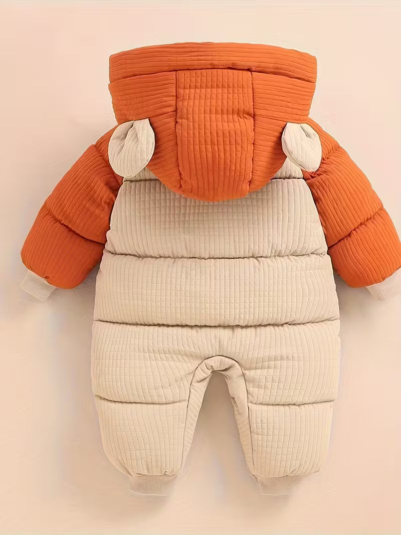 Rahat və Şirin Karikatura Naxışlı Kapüşonlu Uzunqollu