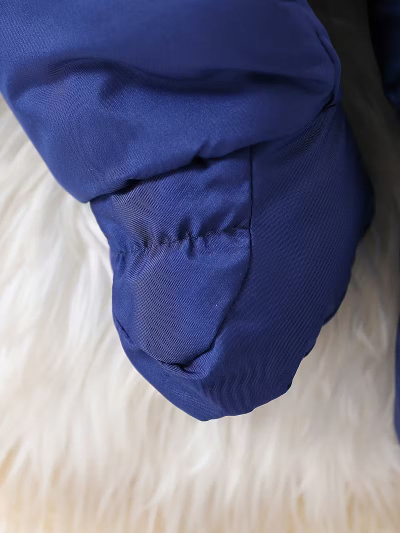 Körpə Oğlan  İsti, Qalın, Kapüşonlu, Ayaqlı və Çıxarıla Bilən, Yeni Doğulmuşdan Balaca Uşaqlara, Açıq Hava Üçün Rahat