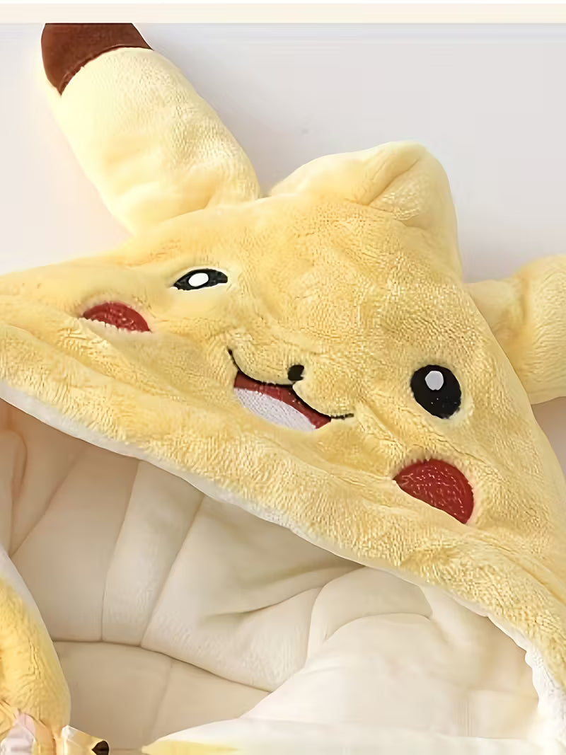 Balaca Qızlar üçün Qışlıq İsti Başlıqlı Kombinezon – Yumşaq & Rahat