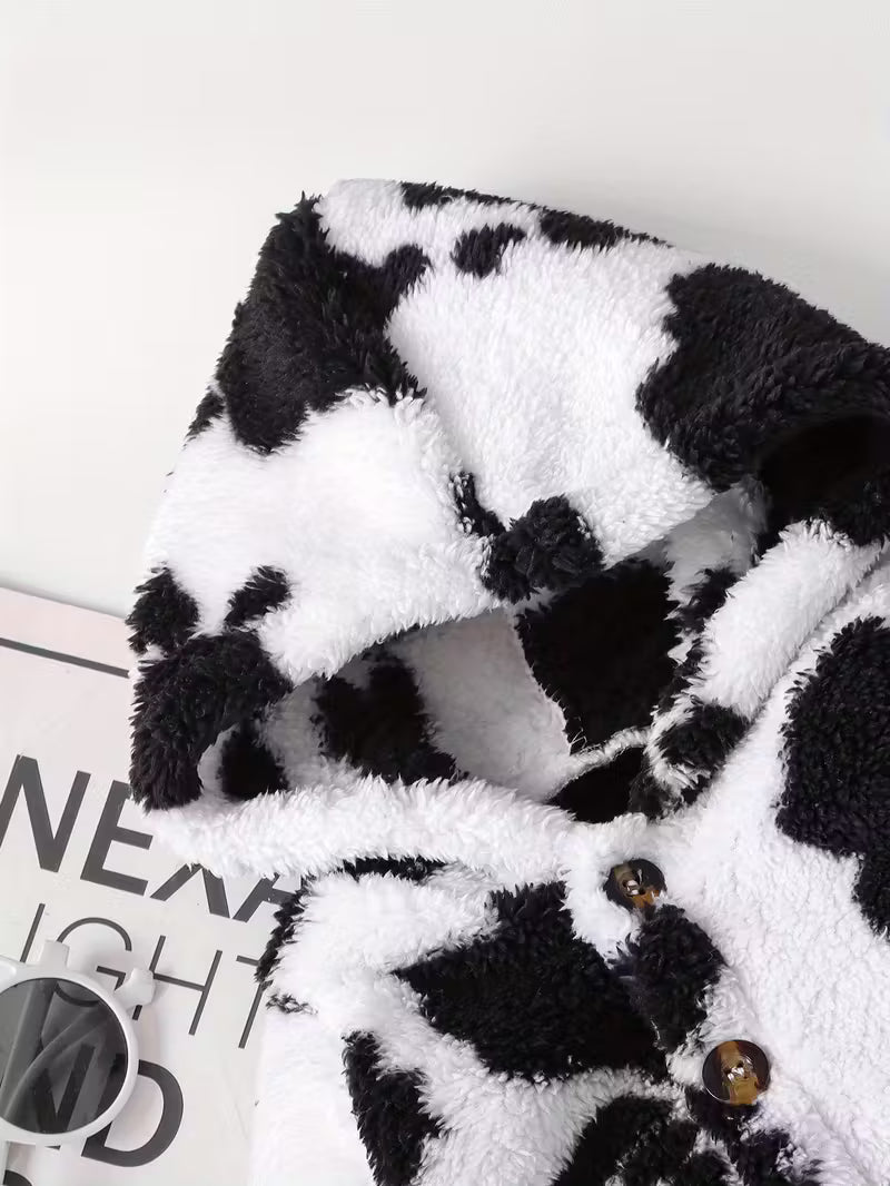 Oğlanlar üçün 2-li Qışlıq Plüş Başlıqlı Kombinezon Dəsti – Ayaqqabı & Papaqlı Rahat Seçim