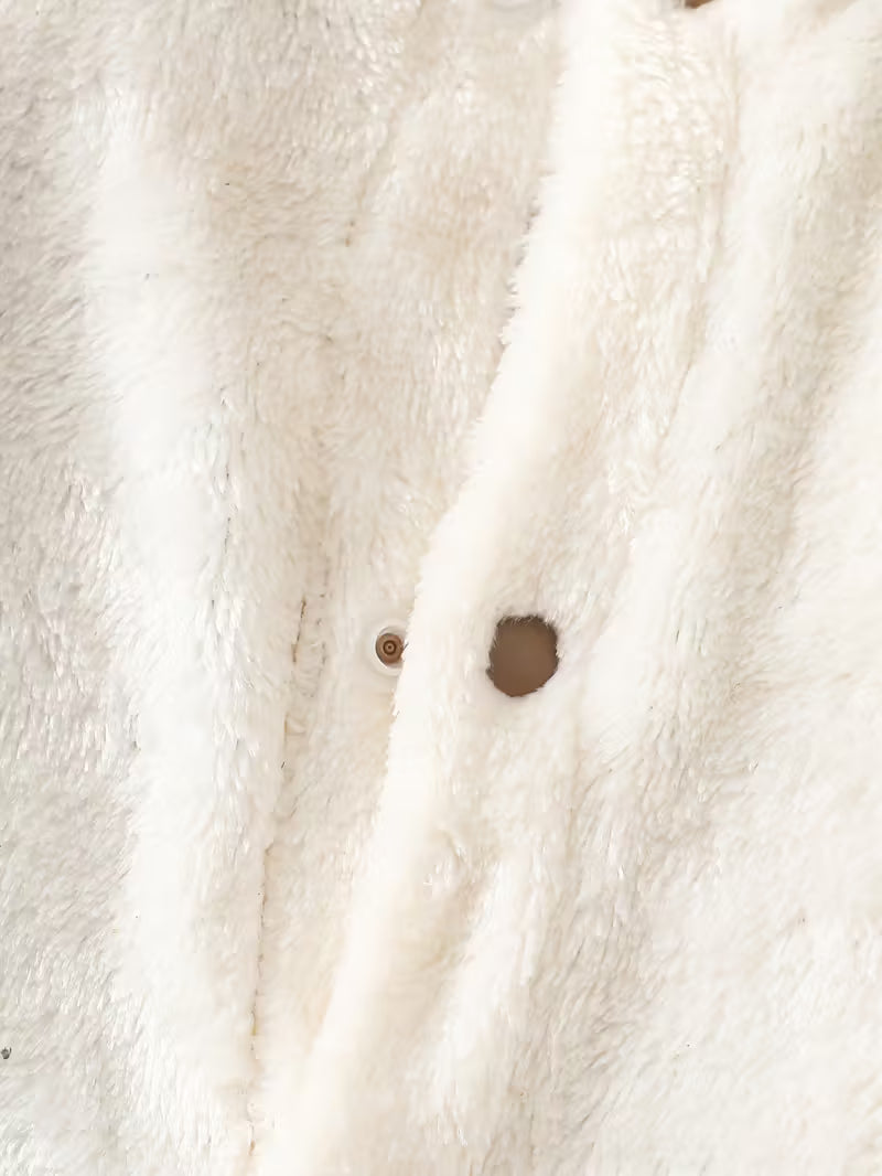 Körpələr üçün Yumşaq Ayı Jumpsuit – İsti, Rahat və Cinsiyyət-Neutral Qış Geyimi