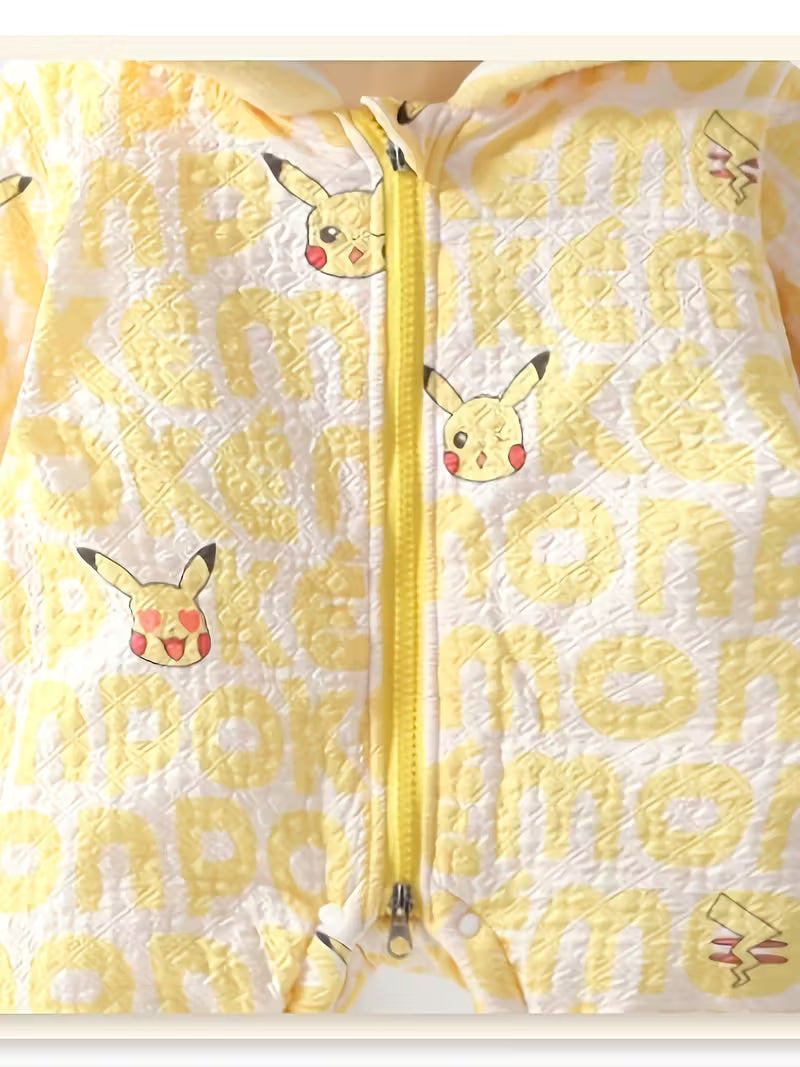 Balaca Qızlar üçün Qışlıq İsti Başlıqlı Kombinezon – Yumşaq & Rahat