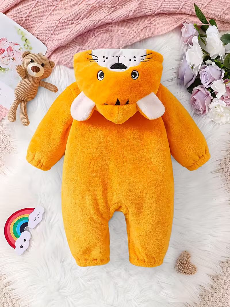 Körpələr və Balaca Uşaqlar üçün Ayı Romper – Yumşaq, İsti və Rahat, Gündəlik və Tədbirlər üçün