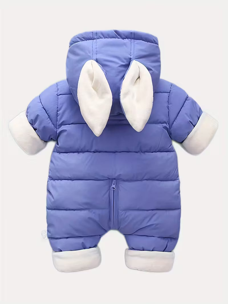 Körpə Oğlan Üçün Soyuq Hava Geyimi – Rahat Diaper Dəyişimi, Oyunçu Dizayn, Davamlı Snap Düymələr, Açıq Hava Üçün İdeal