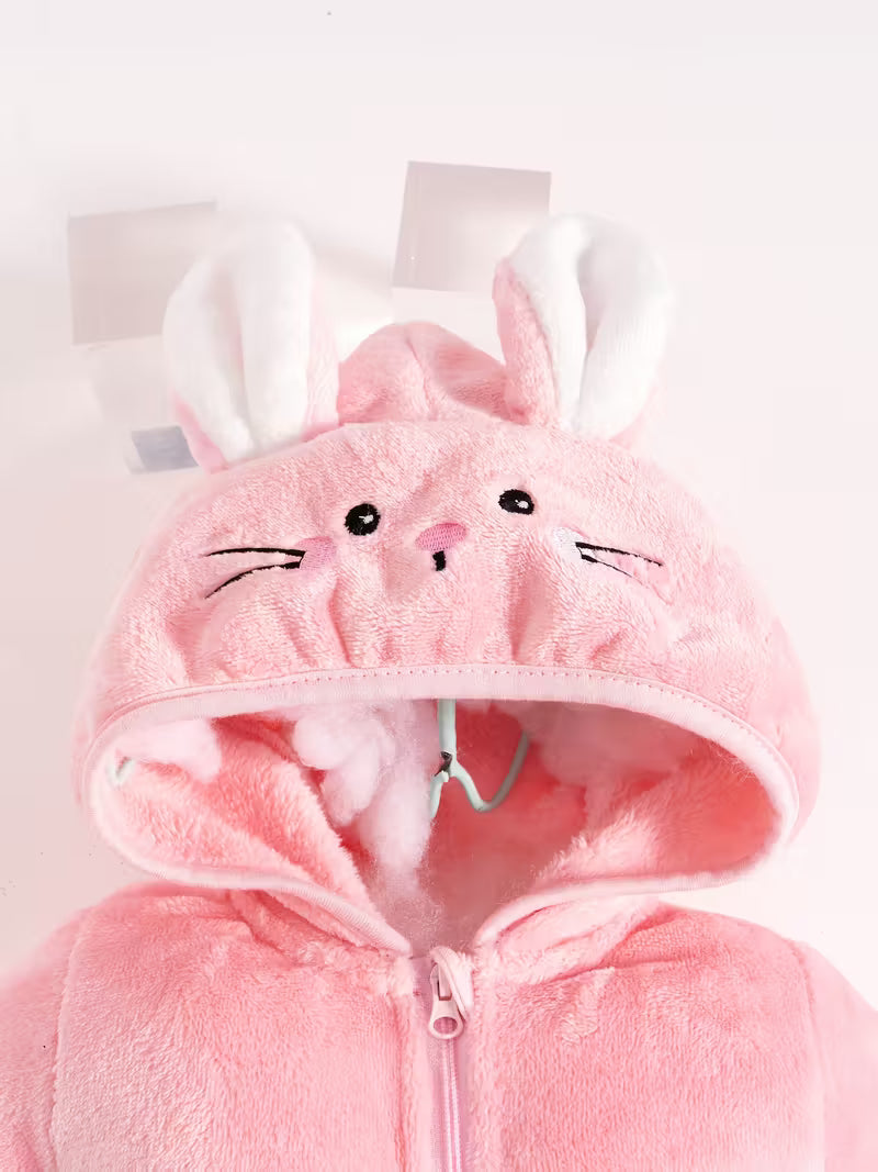 Körpə Ayı Onesie – Yumşaq  Papaqlı, Bayram və Ailə Üçün Uyğun, İsti və Rahat Geyim