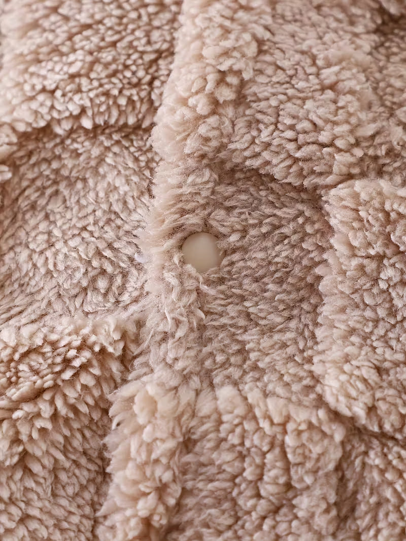 Uşaq Oğlan Üçün Qış Onesie – Kapüşonlu Yumşaq Romper, İsti və Rahat