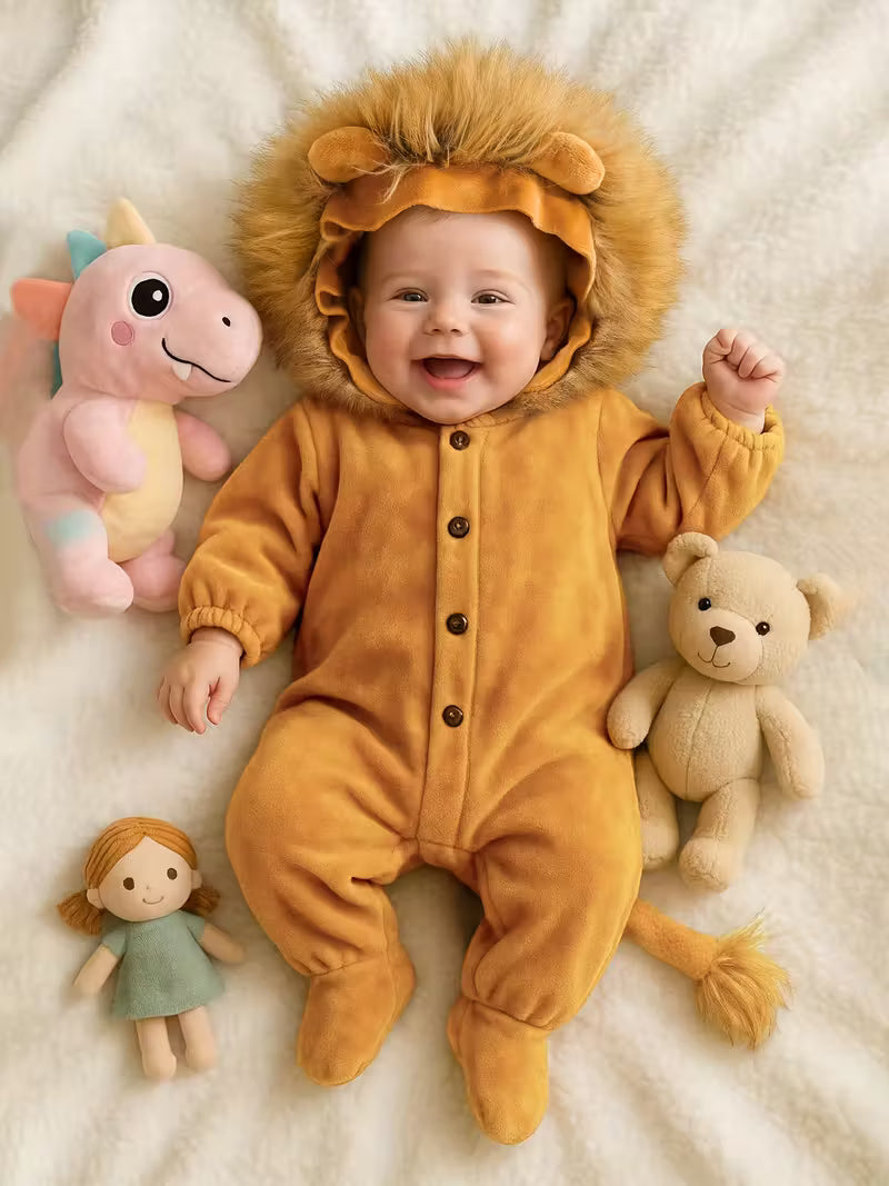 Tolo Rabbit Şirin Körpə Aslan Bodisi – Yumşaq və Uşaq ÜslubluTolo Rabbit Şirin Körpə Aslan Bodisi – Yumşaq