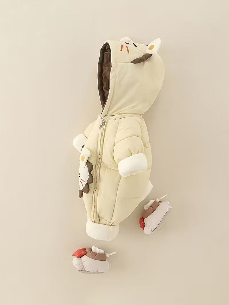 Şir Dizaynlı Oğlan Qış Kostyumu – İsti, Yumşaq və Rahat Flis Dəst