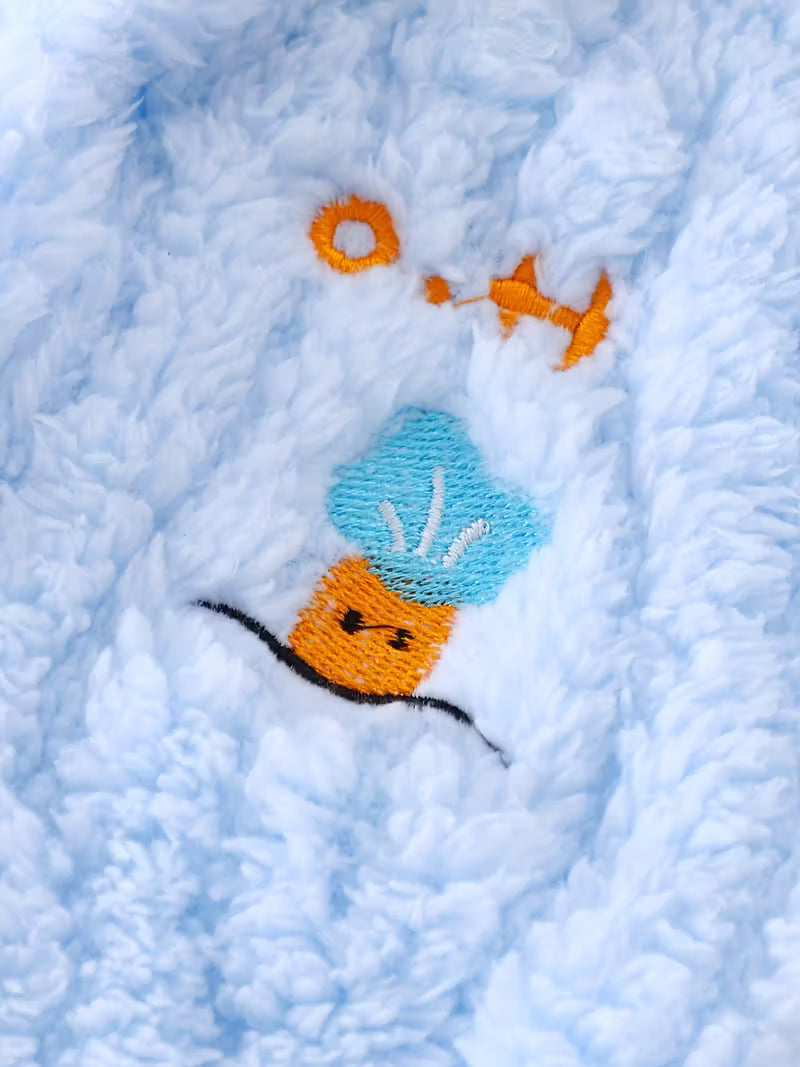 Payız/Qış üçün Yumşaq Dovşan Naxışlı Kapüşonlu Körpə Bodi – 0-9 Ay İstilik Saxlayan Körpə Kombinezonu, Açıq Hava Üçün Mükəmməl