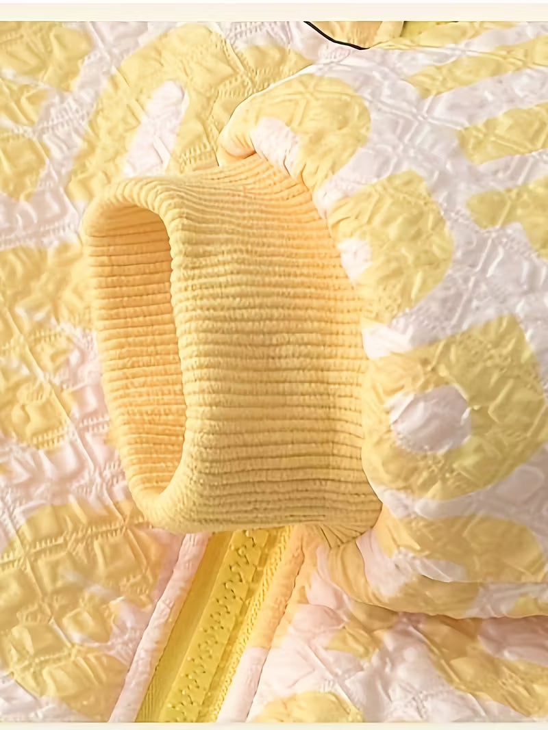 Balaca Qızlar üçün Qışlıq İsti Başlıqlı Kombinezon – Yumşaq & Rahat