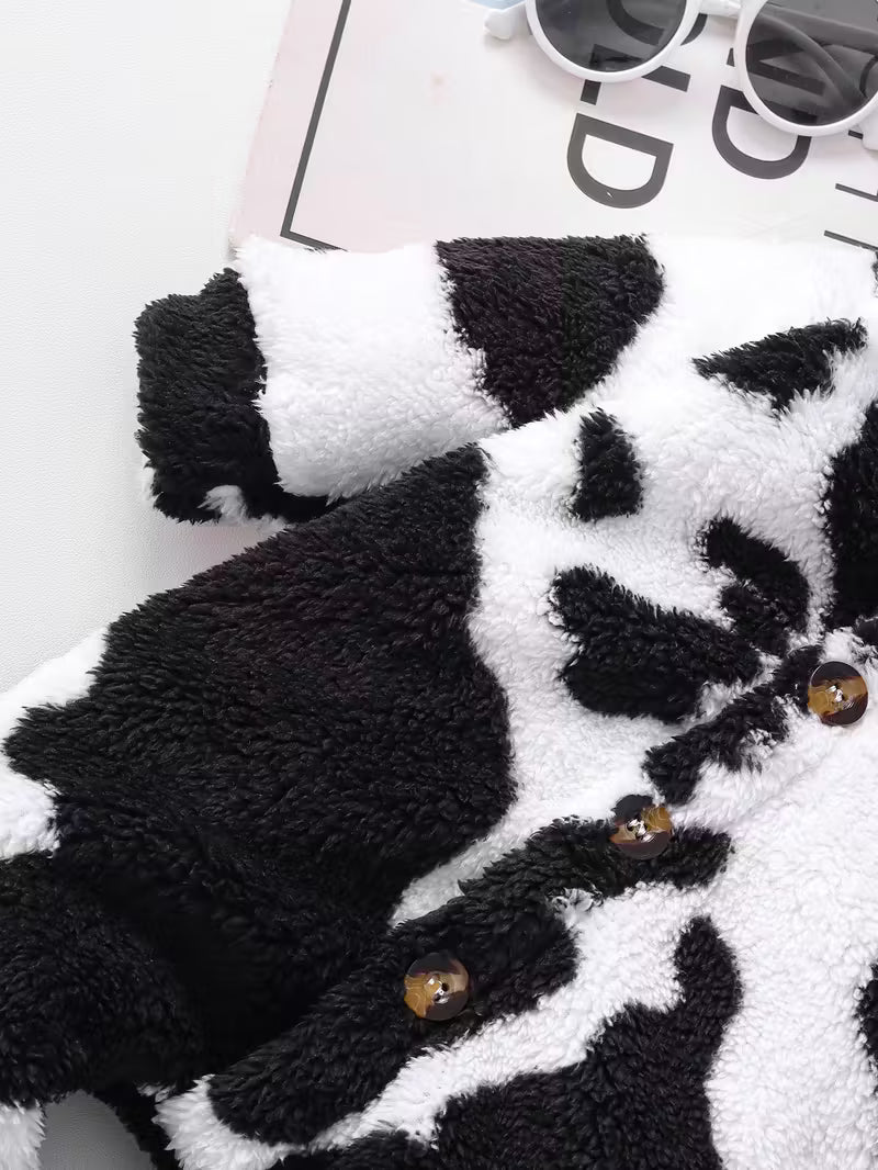 Oğlanlar üçün 2-li Qışlıq Plüş Başlıqlı Kombinezon Dəsti – Ayaqqabı & Papaqlı Rahat Seçim