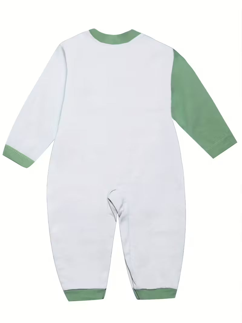 Körə Oğlan Bodi – Yumşaq, Rahat, Ayı Dizaynlı Romper (Payız-Qış)”