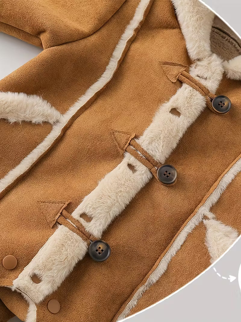 Körpələr üçün Polar Astarlı Qışlıq Uzunqol Romper – İsti & Dəbli Seçim