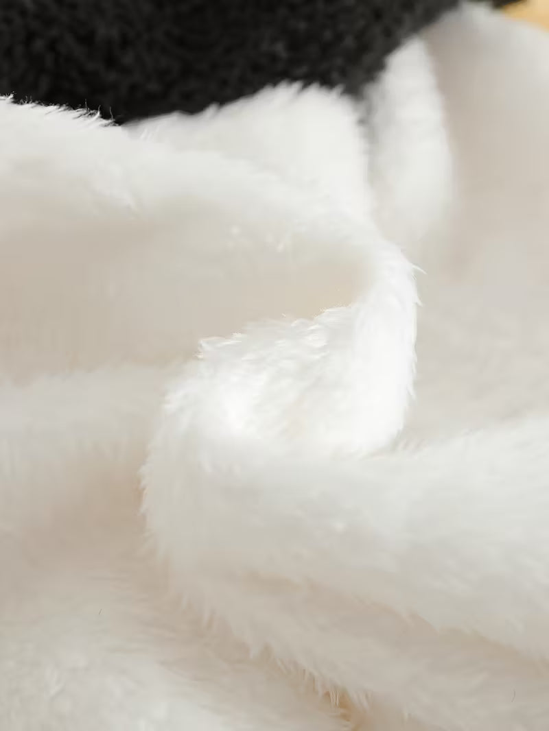 Körpə Qız Jumpsuit – İsti Fleece, Kapüşonlu, Fermuarlı, Uzun Qol, Cepli, Payız/Qış Açıq Hava Üçün Şirin və Rahat