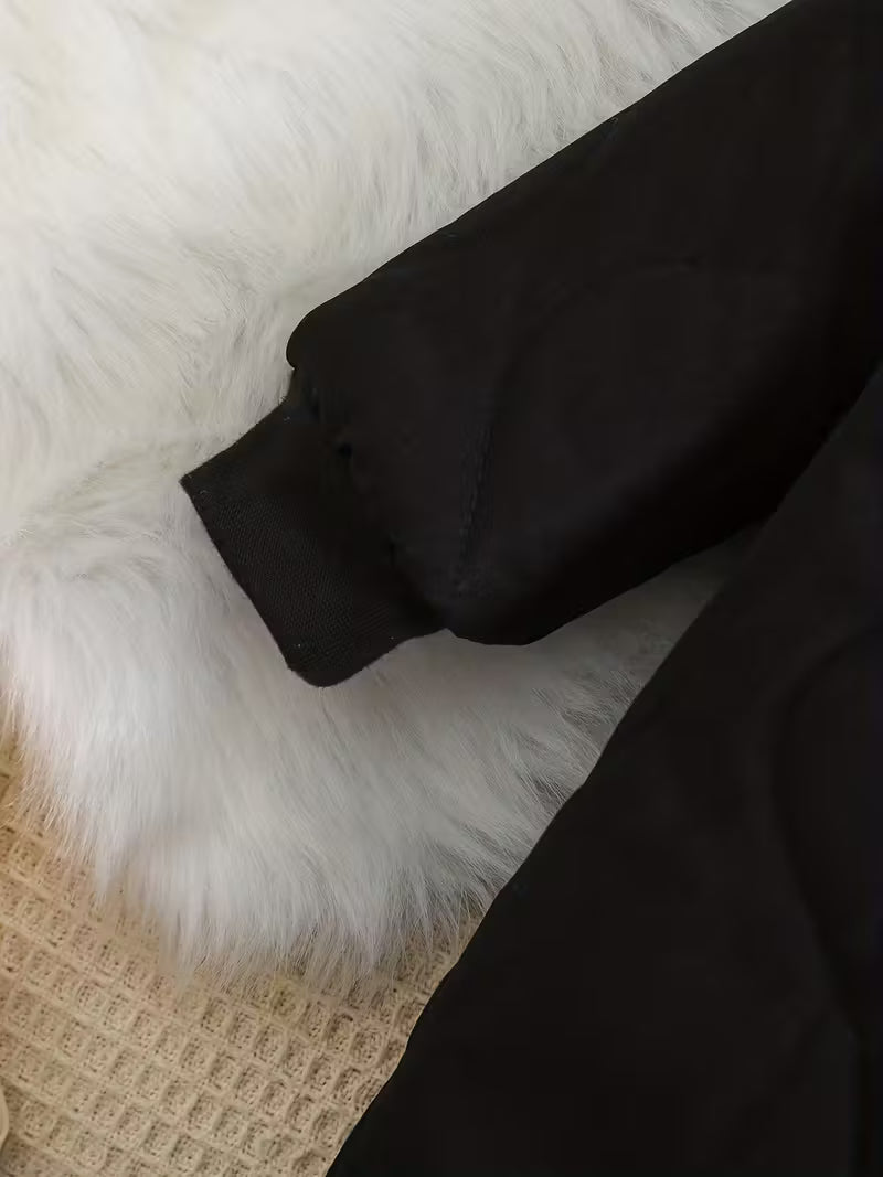 Körpə Üçün Qalınlaşdırılmış Romper – Payız/Qış Açıq Hava Geyimi, Fliis Astarlı