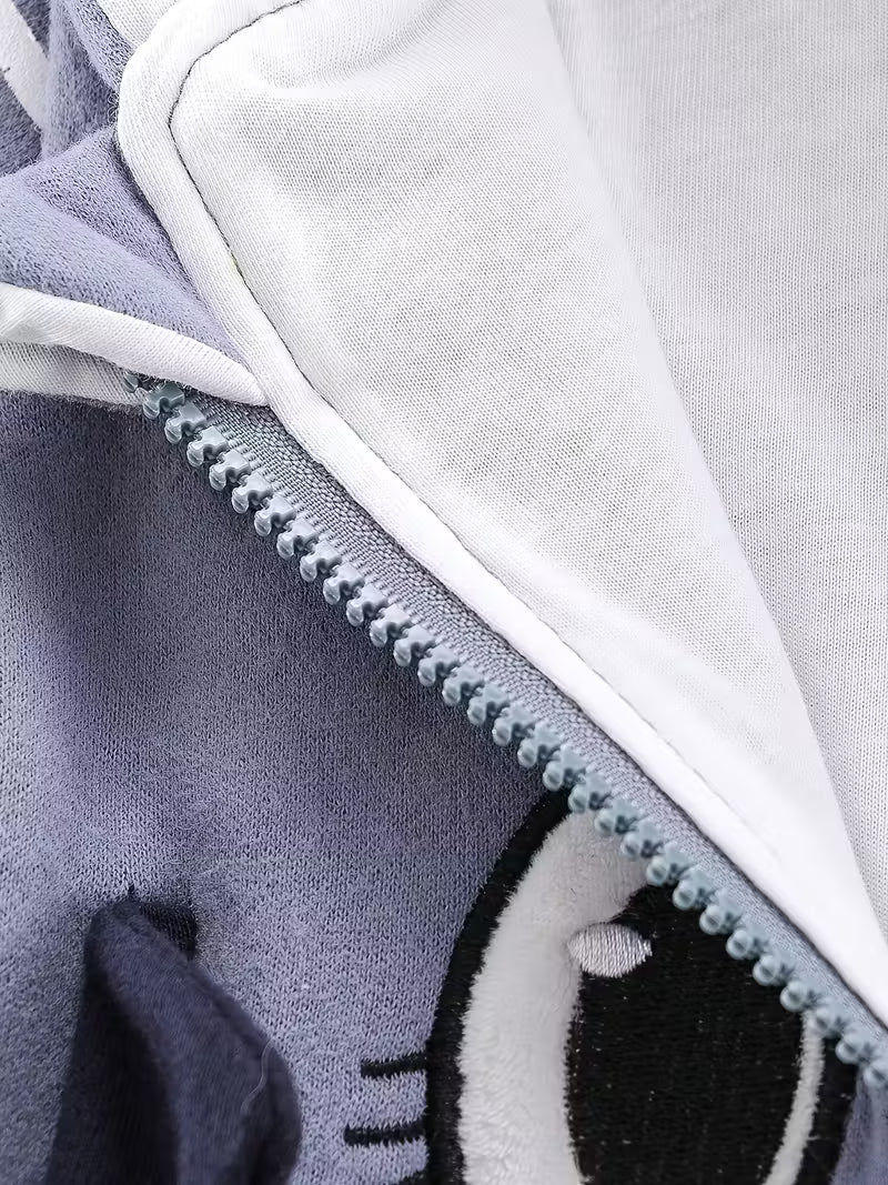 Körpə Oğlan üçün Rahat Kapüşonlu Bodi – Payız/Yaz üçün İdeal, Foto və Günlük Geyim