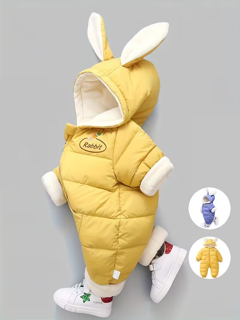 Körpə Oğlan Üçün Soyuq Hava Geyimi – Rahat Diaper Dəyişimi, Oyunçu Dizayn, Davamlı Snap Düymələr, Açıq Hava Üçün İdeal