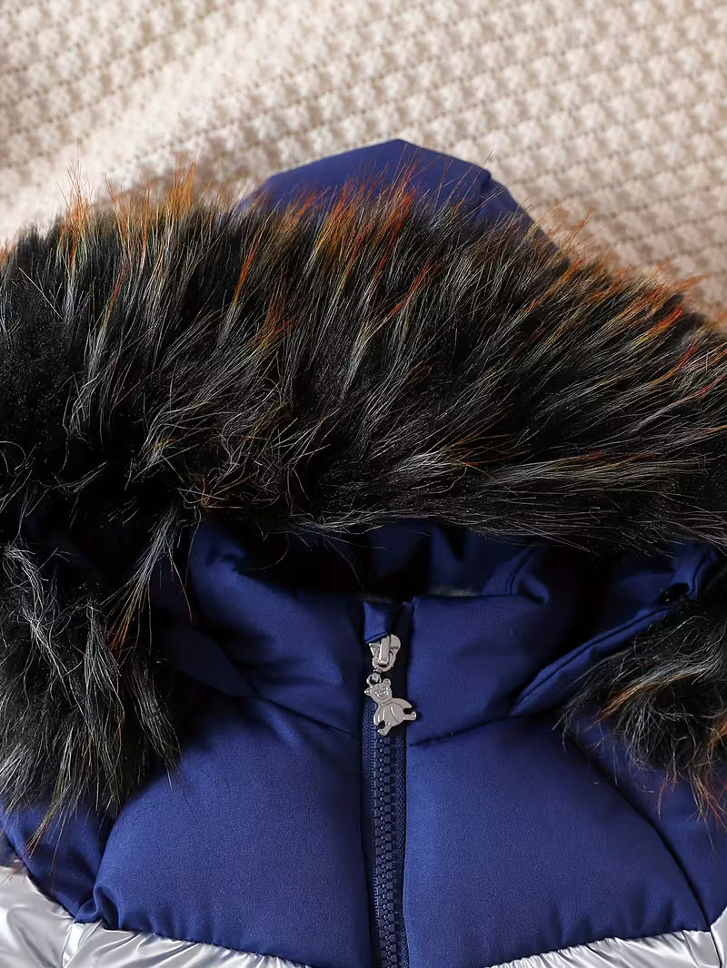 Körpə Oğlan  İsti, Qalın, Kapüşonlu, Ayaqlı və Çıxarıla Bilən, Yeni Doğulmuşdan Balaca Uşaqlara, Açıq Hava Üçün Rahat